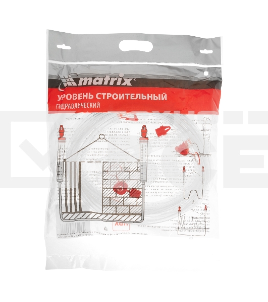 Гидроуровень,удлиненная колба, рельефная градуировка, 10м Matrix