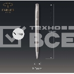 Ручка шариковая Parker Sonnet Core K526 (CW1931512) Stainless Steel CT M черн. черн. подар.кор., фото4