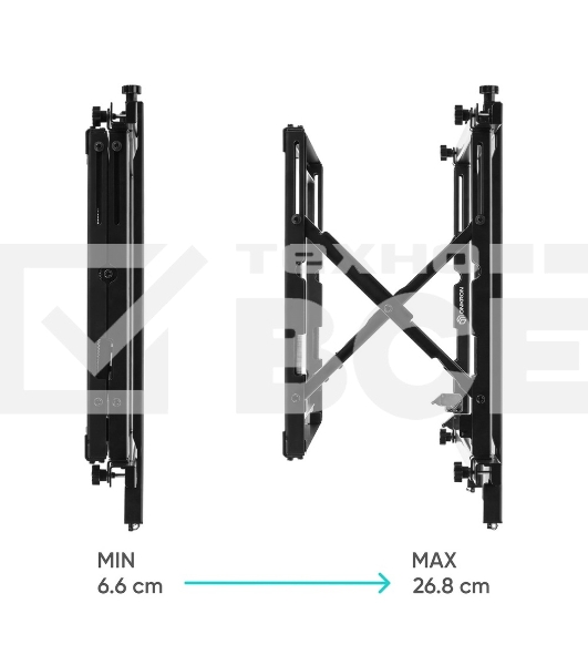 Настенное крепление ONKRON PRO7 Mдля видеостен 40”-70