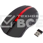 Мышь беспроводная HIPER HOMW-073 черный/красный, 1000 dpi, радиоканал, USB, кнопки - 3, фото8