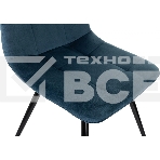 Стул для дома Бюрократ CH-K1_4 комплект 4 шт синий Holland 58 металл черный на ножках (CH-K1_1/HL58_4), фото8