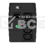Источник бесперебойного питания ExeGate Smart LB-1000.LCD.AVR.4C13.USB (1000VA/650W, LCD, AVR, 4*C13, USB, батарея 12V 9Ah, черный), фото13