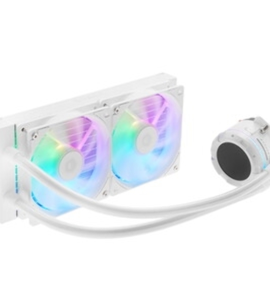 Система жидкостного охлаждения ID-Cooling SL240 XE ARGb белый 120мм алюминий+медь 1800rpm 30db 4-pin 300W