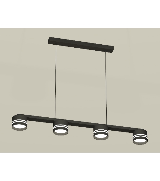 Светильник Ambrella light XB9152204/4 SBK/FR черный песок/белый матовый GX53 (C9152, N8478)