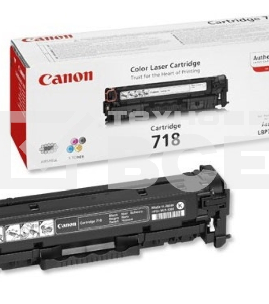 Картридж лазерный Canon Cartridge 718BK (2662B002) черный (3400 стр.) для Canon LBP7200/MF8330/8350