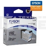 Картридж струйный Epson T5805 (C13T580500) светло-синий (80 мл) для Stylus Pro 3800, фото 1