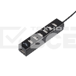 Разветвитель USB Rexant на 7 портов черный, фото4