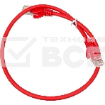 Кабель Патч-корд Lanmaster utp LAN-PC45/U5E-0.5-RD вилка RJ-45-вилка RJ-45 кат.5е 0.5м красный LSZH (уп.:1шт), фото2