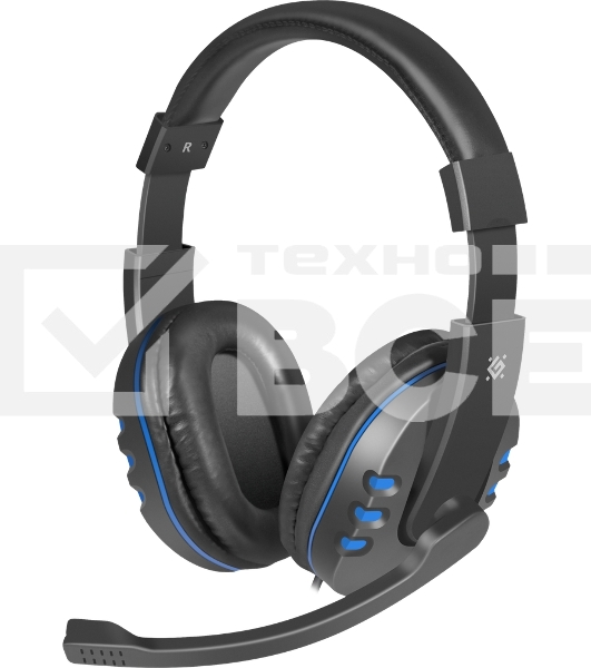 Гарнитура Defender GAMING WARHEAD G-160 BLACK/BLUE