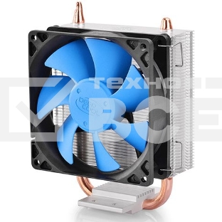 Кулер для процессора DEEPCOOL ICE BLADE 100 PWM синий, 92 мм, алюминий/медь, 2200 об/мин, 29 дБ, 4 pin, 100 Вт, 135 мм