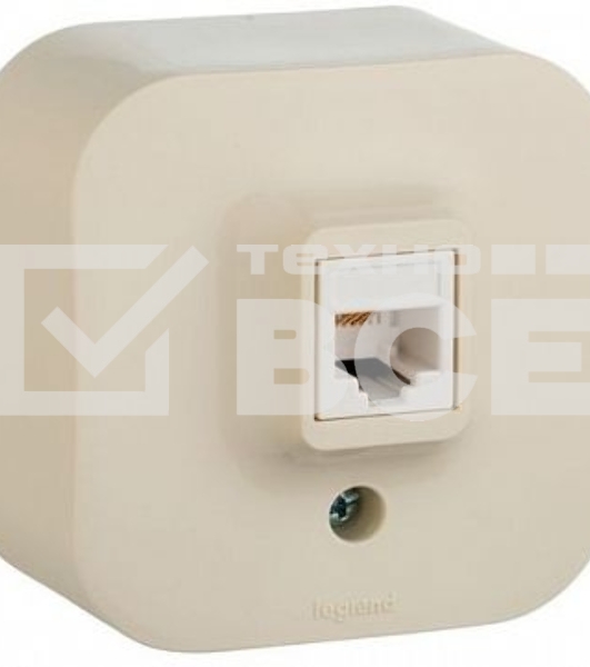 Розетка RJ11 Legrand 782244 (Слоновая кость)