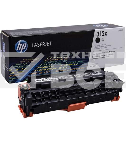 Картридж лазерный двойная упаковка Hewlett-Packard HP 312A CF380XD черный для LaserJet Pro M476dn, M476dw, M476nw 4400 стр.