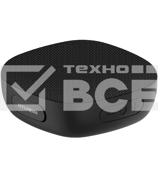 Колонка портатитвная Hyundai H-PS1010 черный 5W 1.0 BT 10м 1200mAh