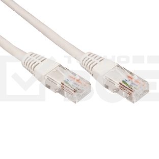 Патч-корд U/UTP, CAT 5e, RJ45-RJ45, 26AWG, ZH нг(А)-HF, серый, 1м  REXANT