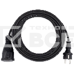 Удлинитель силовой Starwind ST-PS1.20/FRB-16 3x1.0 кв.мм 1 розет. 20 м КГ 16A без катушки черный, фото3