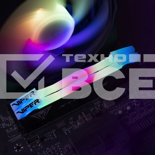 Оперативная память Patriot Viper Xtreme 5, DDR5, 48Gb (2x24Gb), 8000MHz, CL38, с радиаторами, RGB, черный