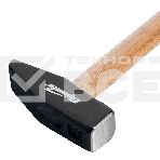 Молоток слесарный Sparta 1500 г, квадратный боек, деревянная рукоятка, фото5