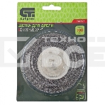 Щетка для дрели Сибртех 100 мм, плоская со шпилькой, витая проволока 0,3 мм, фото 1