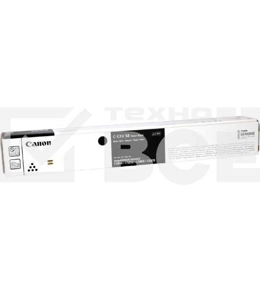Тонер C-EXV 58 Toner черный