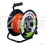 Удлинитель силовой ЭРА RMx-4es-3x1.5-30m-IP44 на м. катушке c/з 4 гн 30м ПВС 3х1.5 (1/33), фото3