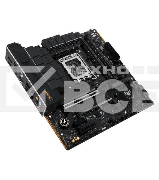 Материнская плата ASUS TUF GAMING B760M-PLUS WIFI II, LGA 1700, Intel B760, 4xDDR5, 4xSATA, 3xM.2, 1xPCIe 5.0 x16, 1xPCIe x4, 1xUSB-A 3.2 Gen 2, 2xUSB-A 3.2 Gen 1, 4xUSB 2.0, 1xUSB-C 3.2 Gen 2x2, 1x2.5Gb LAN, 5x3.5 мм, 7.1, Wi-Fi 6E, Bluetooth 5.3, mATX
