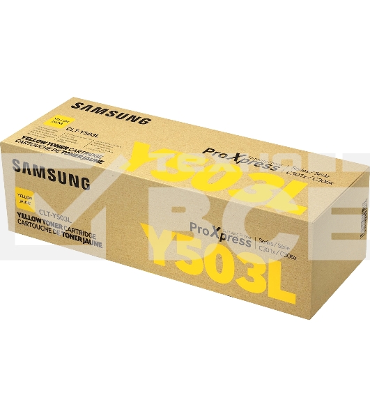 Картридж лазерный Samsung CLT-Y503l SU493A желтый (5000стр.) для Samsung C3010/C3060