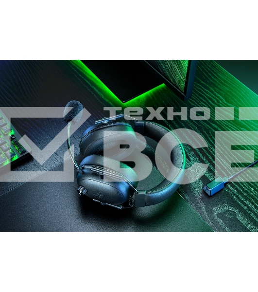 Наушники с микрофоном Razer Blackshark V2 HyperSpeed черный мониторные BT/Radio оголовье (RZ04-04960100-R3M1)