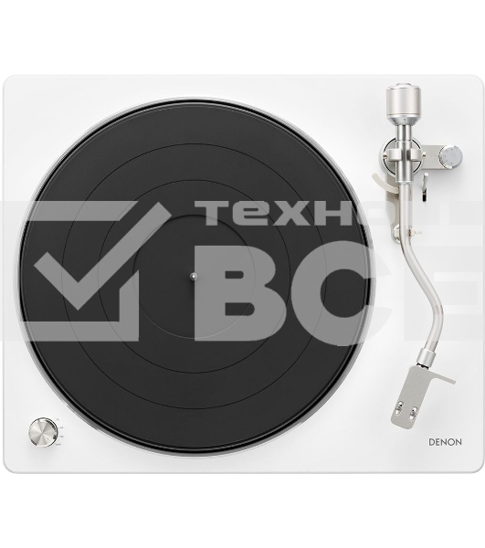 Проигрыватель винила Denon DP-400F, частично автоматический, белый