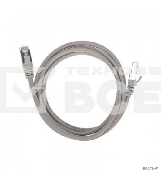 Патч-корд F/UTP, CAT 5e, RJ45-RJ45, 26AWG, ZH нг(А)-HF, серый, 1,5м  Rexant