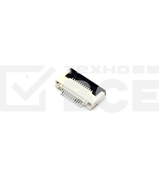Разъем FPC Flip-Lock 0510-12RLGF 12 pin высота 1мм шаг 0,5мм