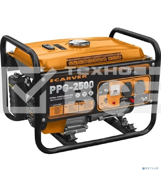 Электрогенератор бензиновый Carver PPG-2500, 2.3 кВт, 67 дБ, 40 кг