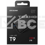 Накопитель SSD 2Tb Samsung T9 MU-PG2T0B/WW, V-NAND, USB 3.2 Gen 2 Type-C [R/W - 2000/2000 Mb/s] черный, фото7