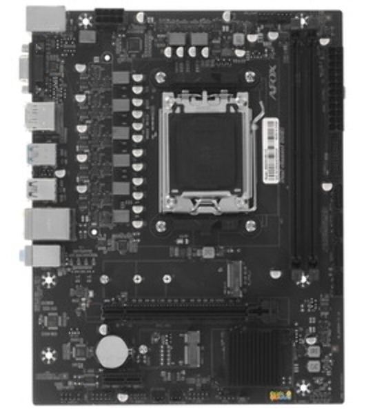 Материнская плата AFOX B650D5-MA-V2, AM5, AMD B650, 2xDDR5, 4xSATA, 1xM.2, 1xPCIe 4.0 x16, 1xPCIe x1, 1xHDMI, 1xDP, 1xVGA, 1x 1Gb LAN, 8xUSB-A (3x3.2 Gen 1, 5x2.0), 3x3.5 мм, 5.1, microATX
