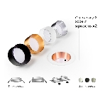Корпус светильника C6525 SWH белый песок 160*80*H25mm MR16 GU5.3, фото 1