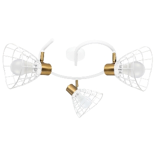 Светильник Ambrella light TR8605/3 WH/GD белый/золото E27*3 max 40W D325*230