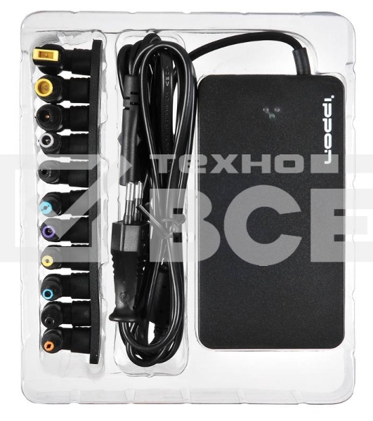 Блок питания Ippon S90U автоматический 90W 15V-19.5V 8-connectors 5A 1xUSB 2.1A от бытовой электросети LED индикатор