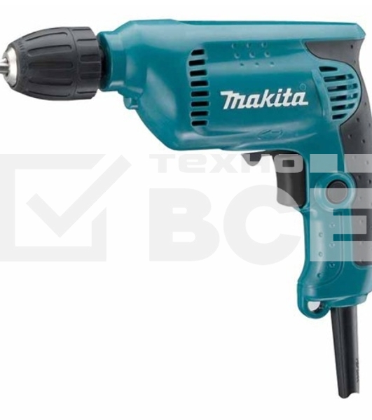 Дрель Makita 6413, 450 Вт, сетевая, безударная