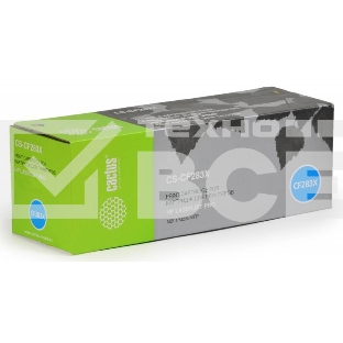 Картридж лазерный Cactus CF283X (CS-CF283X) черный (2200 стр.) для принтеров HP LaserJet Pro M225dn/ M201/ M202
