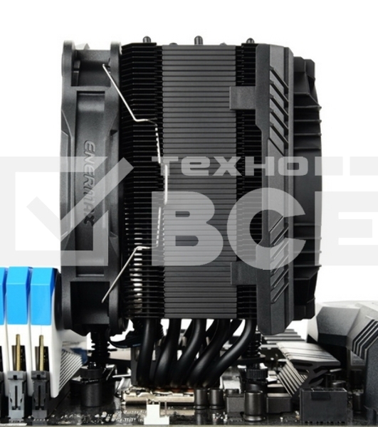 Кулер для процессора Enermax ETS-T50 AXE черный, 140 мм, алюминий/медь, 1000 об/мин, 22 дБ, 4 pin, 230 Вт, 163 мм