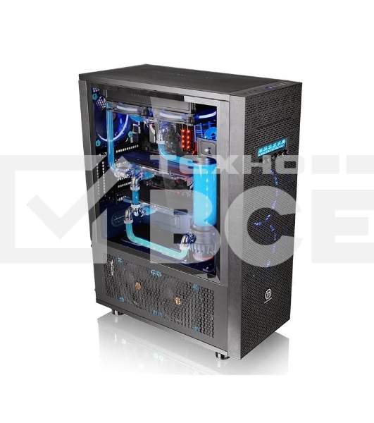 Корпус Thermaltake Core X71 TG черный без БП ATX 2xUSB2.0 2xUSB3.0 audio bott PSU