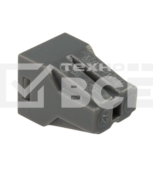 Экспресс-клемма с пастой, 4-проводная до 2,5 мм², серая (100 шт./уп.) (773-304) Rexant