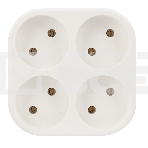 Четверник электрический Rexant 6А без заземления, белый, фото5