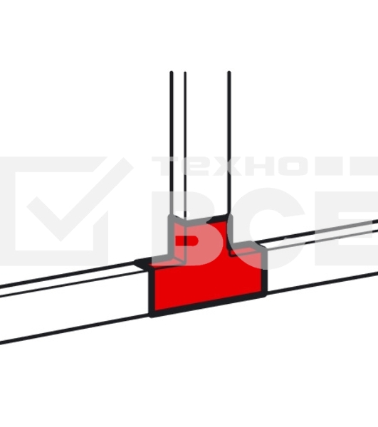 Тройник 40x16 мм METRA Тройник 40x16 мм METRA