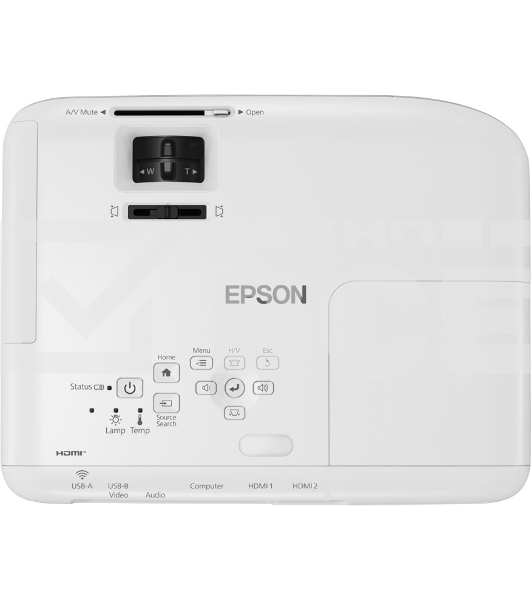 Проектор Epson EB-FH06 white (LCD, 1920×1080, 3500Lm, 16000:1, 2.7 kg) (V11H974040)