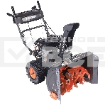 Снегоуборщик PATRIOT PS 707 E, Двигатель 7л.с до -25 °С; 212 сс; Стартер ручной / 220V; LED-фара, Панель c увеличенным диапазоном скоростей 6 вперед /2 назад; Ширина ковша  610мм +100(26