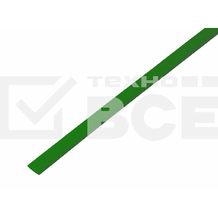 Трубка термоусаживаемая PROconnect ТУТ 5,0/2,5мм, зеленая, упаковка 50 шт. по 1м,