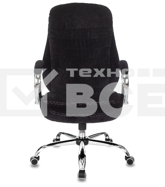 Кресло руководителя Бюрократ T-9950SL Fabric черный Light-20, крестовина металл хром