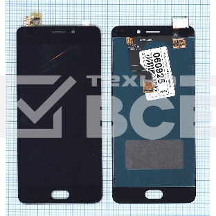 Дисплей для Meizu M6 Note черный
