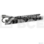 Блок 9 розеток DIN49440 (нем. cтанд.) 1U, шнур 2м вилка IEC 320 C14, профиль из ПВХ, черный PDU 9 розеток DIN49440 (нем. cтанд.) 1U, шнур 2м вилка IEC 320 C14, профиль из ПВХ, черный, фото3