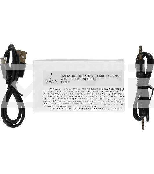 Колонка портативная Ural ТТ М-2, 12W, 2.0 BT/3.5Jack, 10м, 2000mAh, красный